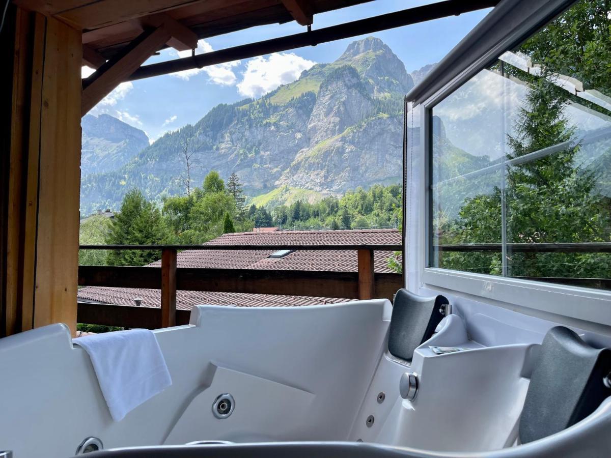 Chalet Hotel Adler Ag Kandersteg Luaran gambar