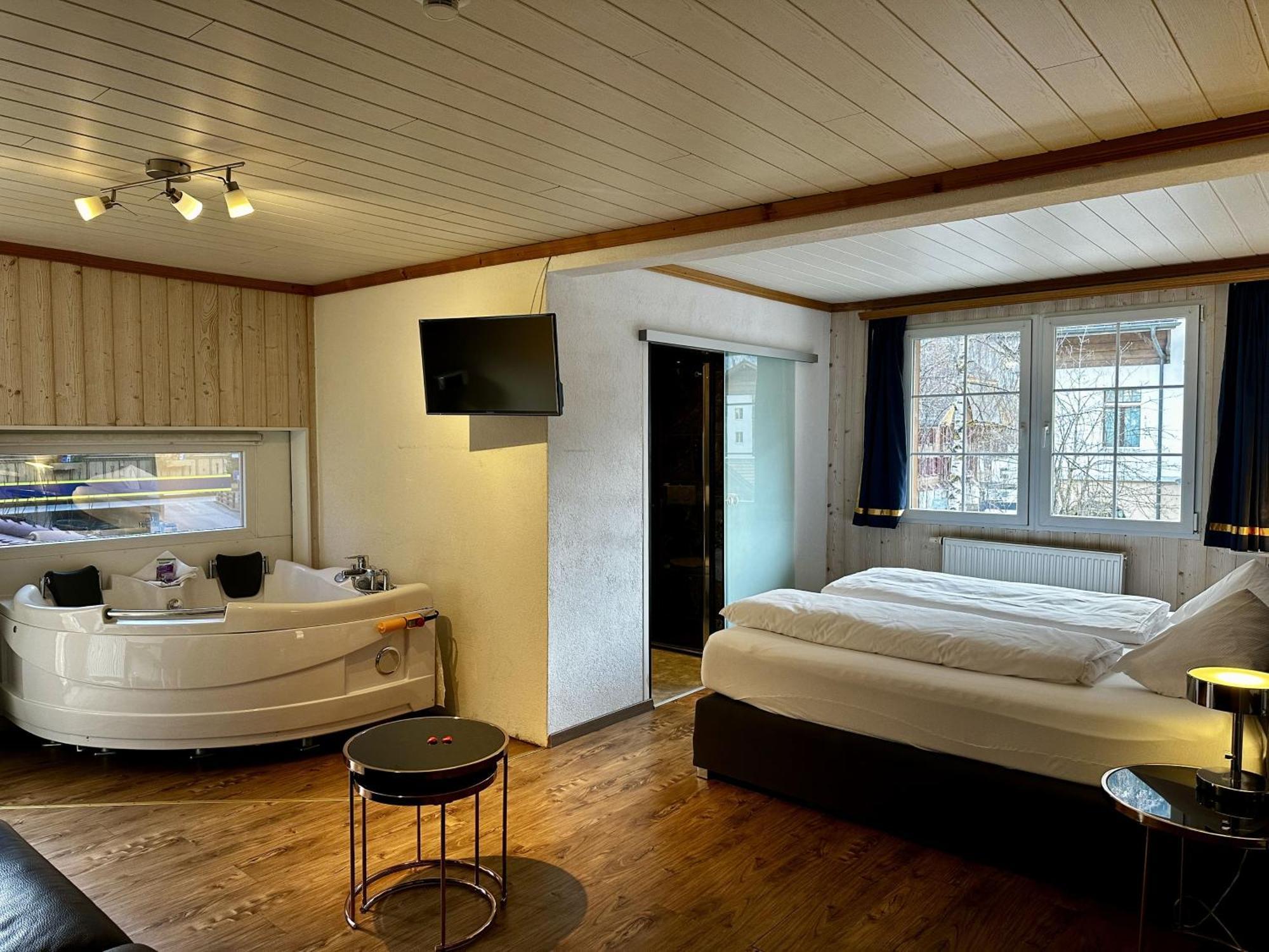 Chalet Hotel Adler Ag Kandersteg Luaran gambar