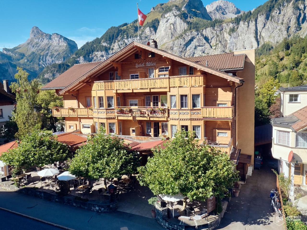 Chalet Hotel Adler Ag Kandersteg Luaran gambar